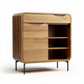 Wooden cabinet with two shelves and one drawer 60 x 40 x 80cm